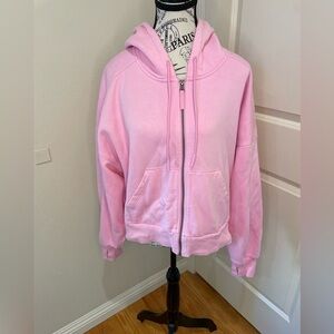 JoyLab Bright Pink Size Large ZipUp Hoodie